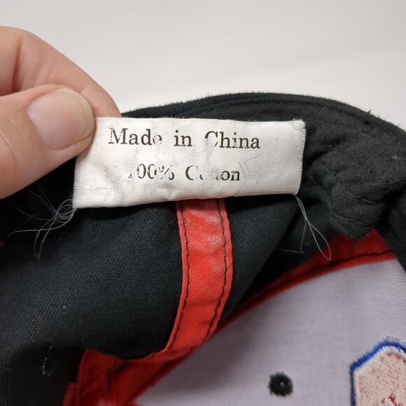 Summit Racing Equipment U.S. Flag Strapback Baseball Cap Black One Size 6 Panel - Picture 9 of 9